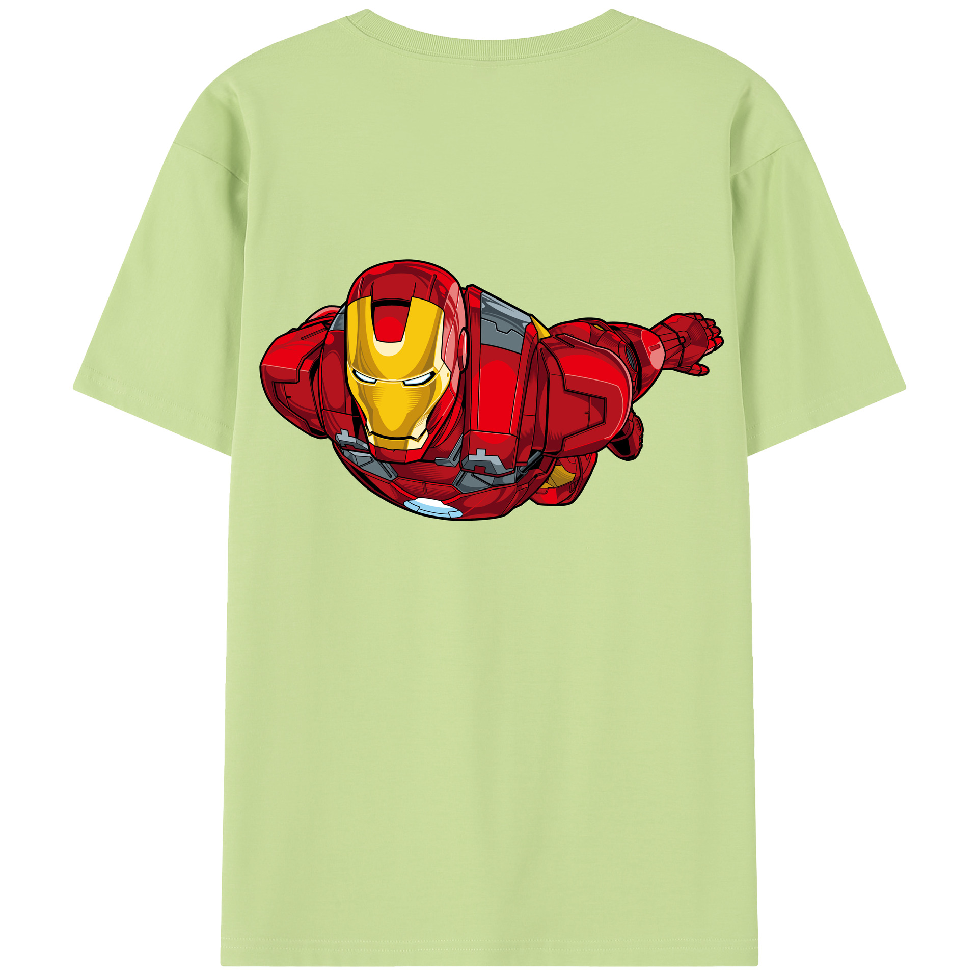 （画像用） アベンジャーズ The Avengers 綿100％半袖Tシャツ（背面プリント）